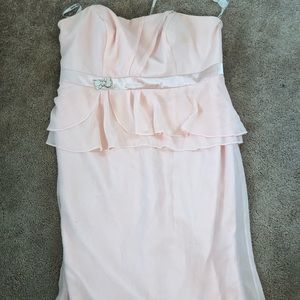 Strapless Bridesmaids Dress